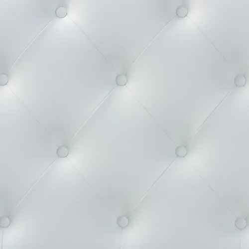 Miniatura 4 de Venta al por mayor, cabecera tapizada imitación cuero para interiores Baxton Studio Myra moderna y contemporánea con botones., Cuero, Blanco