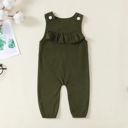 Miniatura 4 de Saeaby Ropa de bebé para niñas pequeñas, overol de mezclilla, overoles de mezclilla, ropa para bebés y niñas