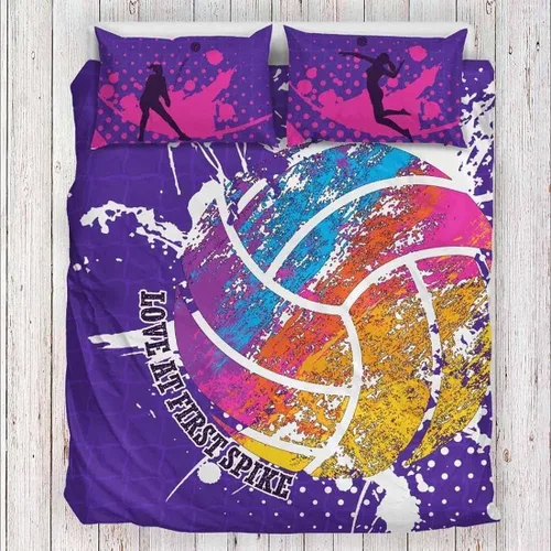 Miniatura 11 de Juego de ropa de cama de voleibol, edredón de microfibra para deportes, voleibol, tamaño King, Queen, individual, decoración para el hogar