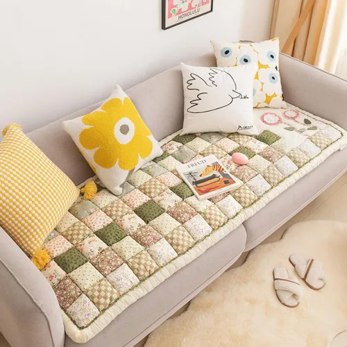 Protector de sofá para perro, funda de cama lavable para mascotas, antideslizante, apta para mascotas, para perros grandes (verde, 27.55 x 59.05