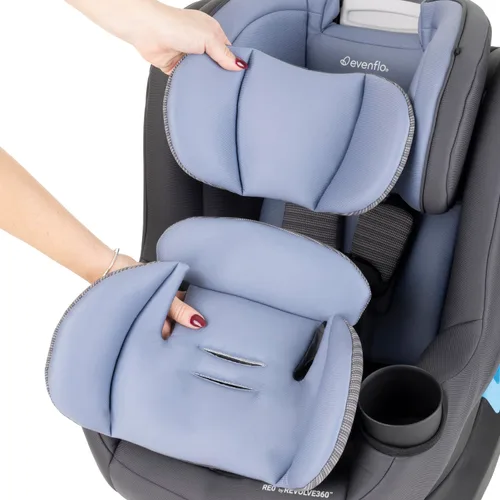 Miniatura 8 de Evenflo REO by Revolve360 - Asiento convertible giratorio 2 en 1 para automóvil, 360 grados, para bebé a niño, orientación hacia adelante y hacia