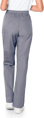 Miniatura 3 de Landau Scrub Zone 83221 - Pantalones elásticos tipo cargo de 3 bolsillos para mujer gris