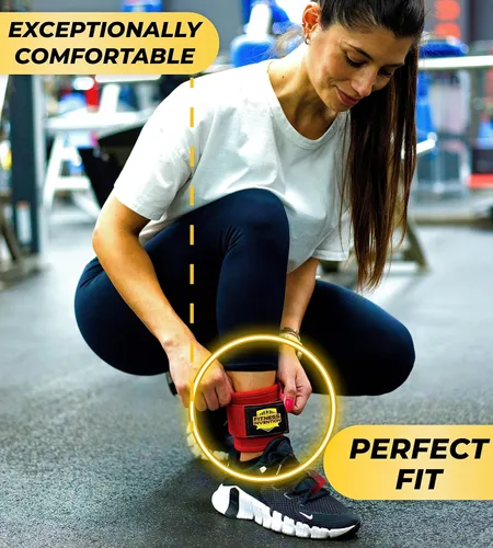 Miniatura 3 de Correas de tobillo para máquinas de cable, correas de tobillo ergonómicas para entrenar - Correa de tobillo con respaldo de glúteos, puños de Rosa