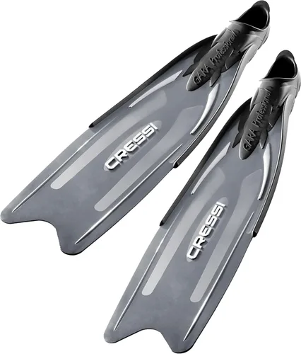 Miniatura 6 de Aletas de hoja larga de bolsillo completo suaves para apnea Gara Professional LD Fabricado en Italia por Cressi: calidad desde 1946