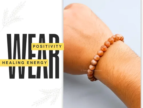 Miniatura 618 de Amazing Gemstone Pulsera de cristal para mujeres y hombres, pulsera de cristal curativo de protección, pulsera elástica con cuentas de piedras