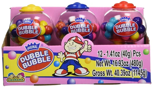 Miniatura 3 de Dubble Bubble Mini Dispensador de 12 unidades, 1.41 oz (40g)