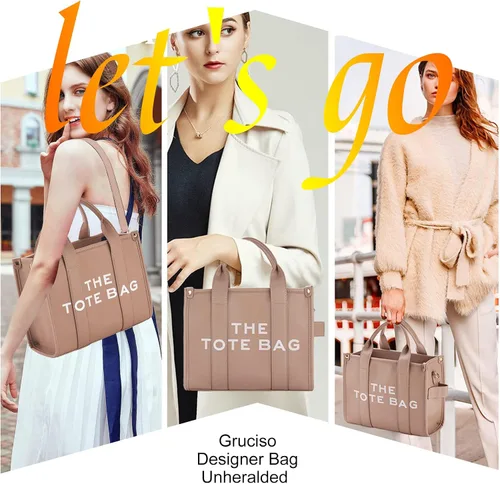 Miniatura 7 de charlore The Leather Tote Bag For Women, Womens Tote Bags with zipper,Can shouldercrossbody,Handbag