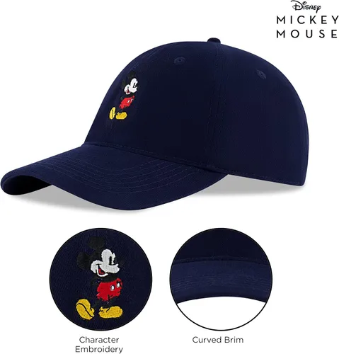 Miniatura 20 de Disney Gorra de béisbol para hombre, sombrero ajustable de Mickey Mouse para adultos