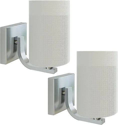 Miniatura 9 de Juego de 2 apliques de pared a pilas con control remoto regulable de 200 lúmenes, paquete de 2 lámparas de pared a pilas sin necesidad de cableado