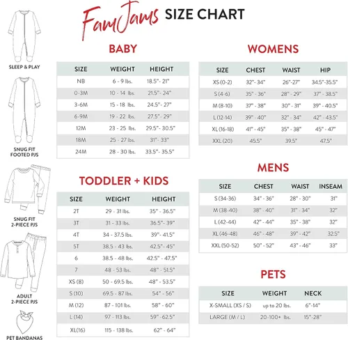 Miniatura 5 de HonestBaby - Pijama familiar navideña de algodón orgánico