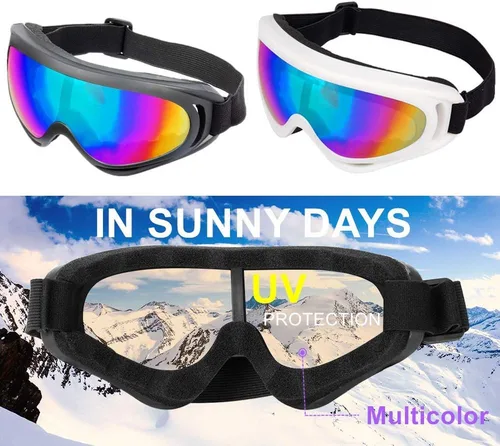Miniatura 4 de LJDJ Paquete de 2 gafas de esquí, gafas de snowboard para niños, niñas, jóvenes, hombres y mujeres