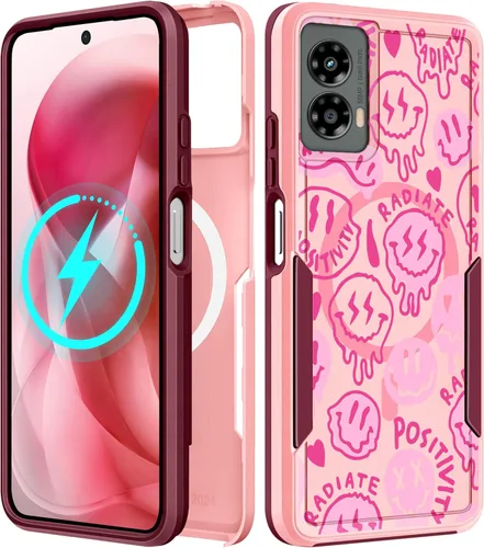 Miniatura 155 de Funda para Moto G 5G 2024 – Compatible con MagSafe para mujeres y niñas, bonita funda protectora magnética para teléfono, diseño femenino Kawaii