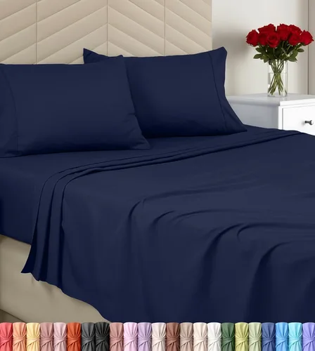 Miniatura 24 de Utopia Bedding - Juego de sábanas, tamaño individual, microfibra cepillada, suaves, esquinas profundas, incluye 1 encimera, 1 bajera y 1 fundas
