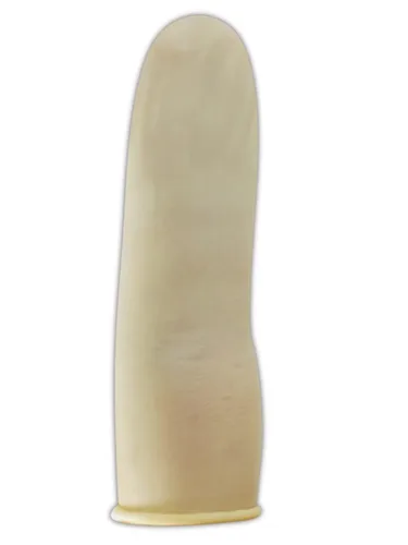 MAGID EconoWear T9776 - Cunas desechables de látex de grado industrial, sin polvo, 4 mil de grosor, grandes, naturales (1,440 piezas)