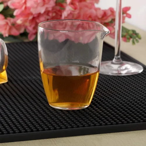 Miniatura 5 de KINJOEK 3 tapetes de bar de 12 x 18 pulgadas, tapete antideslizante para secado de derrames, para encimera, cóctel, barman café, bebidas