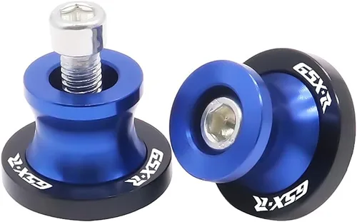 Motocicleta Swing Arm Sliders Carretes 2 unids 8MM CNC Swing Arm Stand Tornillo para Suzuki GSXR 125 250 300 600 750 1000 Azul Azul M8