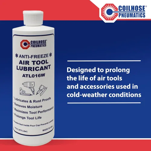Miniatura 3 de Coilhose Pneumatics ATL016W Lubricante de Aire para Herramientas de Invierno, Botella de 16 onzas