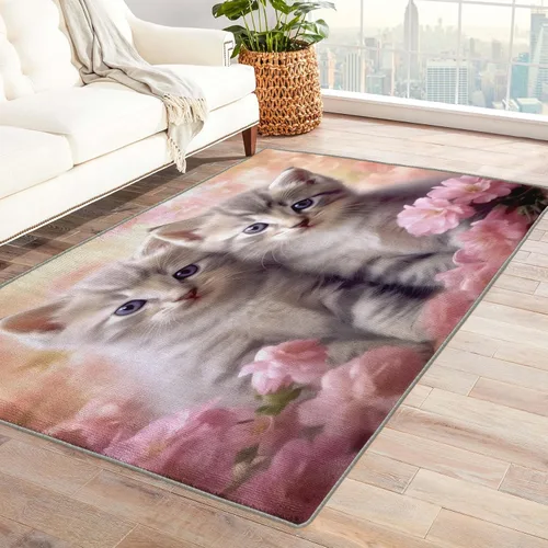 Miniatura 12 de Alfombra de mujer africana, alfombra de 2 x 3, alfombras lavables para entrada, sala de estar, dormitorio, alfombra de área pequeña, antideslizante