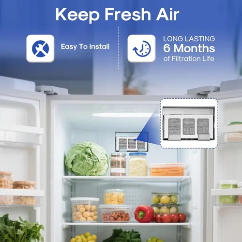 Miniatura 6 de ICEPURE AF008 - Filtro de aire para refrigerador Pureair Ultra 2, Pure Air Ultra 2, Pureair Ultra ii, Electrolux 242047805, 5303918847, PAULTRA2