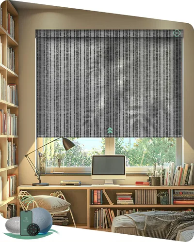 Miniatura 10 de Muestras de tela multicolor de persianas motorizadas Yoolax Light Filtering, Room Darkening, Sheer, Multicolor Fabric Swatches, Preview