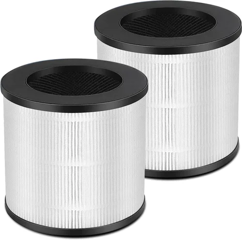 Paquete de 2 filtros de repuesto modelo 14 para modelos MA Air Puri-Fier 14/14B/14W, 3 en 1 contiene prefiltro y carbón activado Fi-lterr