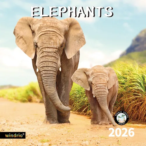 Miniatura 8 de Calendario de Pared 2026, Calendario 2026, Noviembre 2025 - Diciembre 2026, Calendario de Pared de Animales Bebés, 12" x 24" Abierto, Meses