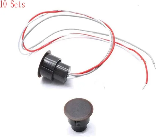 Miniatura 4 de RC-36 NC/NO - Interruptor magnético empotrable con cable para ventana de puerta, interruptor magnético de puerta, sensor de contacto, para seguridad