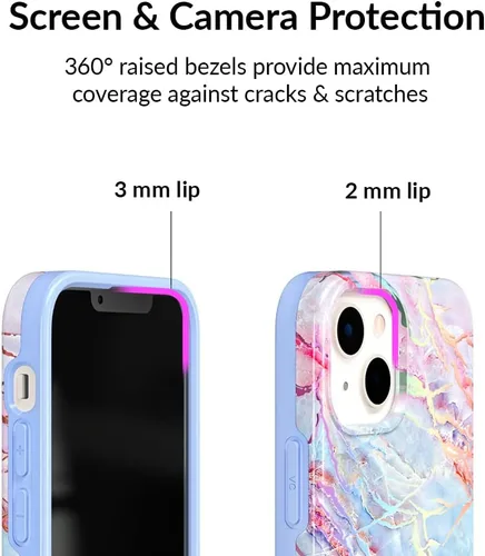 Miniatura 3 de VELVET CAVIAR Funda para iPhone 13 Marble – Bonita funda protectora femenina para mujer – Compatible con MagSafe – probada en caídas de 10 pies