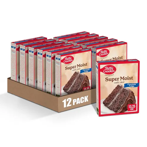Miniatura 12 de Betty Crocker Favorites Mezcla de pastel de vainilla súper húmeda, 13.25 onzas (paquete de 12)