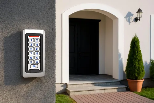 Miniatura 2 de Teclado de control de acceso para puerta, acero inoxidable IP68 resistente al agua, 2000 usuarios, entrada y salida Wiegand de 26 bits, control
