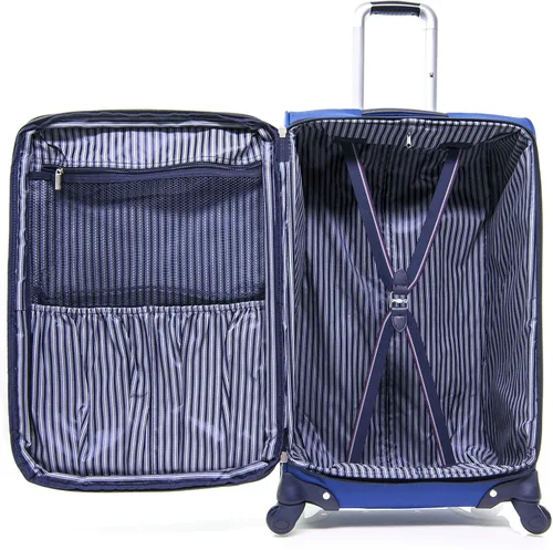 Miniatura 5 de Tommy Hilfiger Signature sólido extensible Spinner equipaje Azul Patchwork TM414SS6-BLU