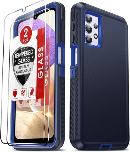 Miniatura 18 de LeYi Funda compatible con Samsumg Galaxy A05 4G: Galaxy A05 4G con resistente a los golpes, 3 en 1 de cuerpo completo, protección resistente