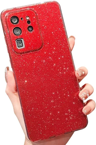 Miniatura 151 de MINSCOSE Compatible con Samsung Galaxy S22 Plus Case, Bonito Color Neón Brillante, con Purpurina Brillante Delgada Resistente a Golpes de Silicona
