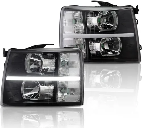 Miniatura 19 de CHEDA Conjunto de Faros Delanteros Faro Compatible con GMC Canyon/Chevy Colorado 2004-2012 Conjunto de Faros Luces de Parachoques