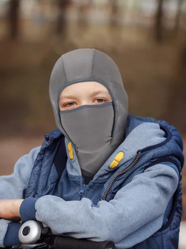 Miniatura 2 de Pasamontañas para niños, resistente al viento, máscara de esquí ajustable para niños, deportes, sombreros de invierno para niños y niñas