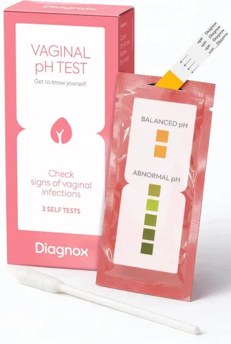 Kit de prueba de pH vaginal para mujeres, tiras de detección de pH femenino en casa con hisopos estériles, resultados de 30 segundos, envueltas