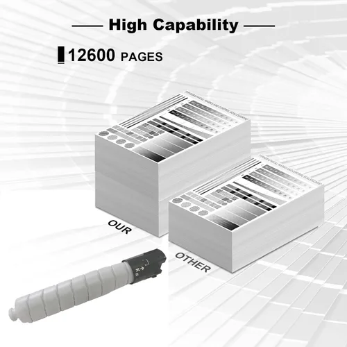 Miniatura 3 de Cartucho de tóner remanufacturado para Xerox Versalink C8000 compatible con tóner negro 106R04037 12600 páginas, 1 paquete