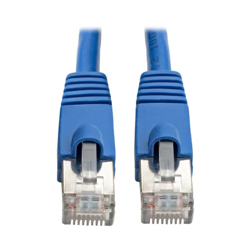 Miniatura 25 de Tripp Lite Cable Ethernet Cat6a 10G, cable de conexión de red STP moldeado sin enganches (RJ45 M/M), negro, 35 pies/34.8 ft, garantía
