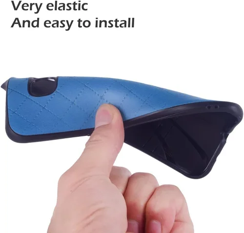 Funda compatible con LG K61/Q61/K51S/K41S, accesorios de celda delgada y resistente, ajuste antideslizante, goma TPU, protección de teléfono Azul