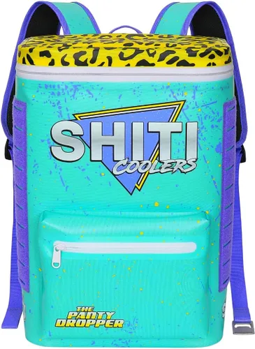 SHITI Hieleras Enfriador para Camping, Viajes, Playa, Lonchera Suave para Alimentos, Bebidas y Hielo, Portátil, Impermeable, Bolsa Aislada de 24 El