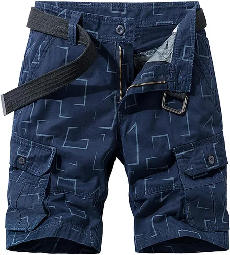 Miniatura 9 de Men Cargo Shorts Classic Fit Lightweight Ripstop Pants Tactical Outdoor Work Short Trousers with Multi Pocket