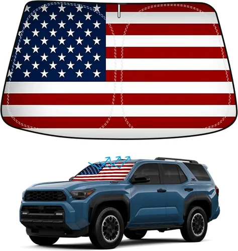 Miniatura 28 de BESTVIEW Protector Solar Para Parabrisas Compatible con GMC Sierra 1500 2500 3500 2019 2020 2021 2022 2023, Visor Solar Reflectivo Plegable