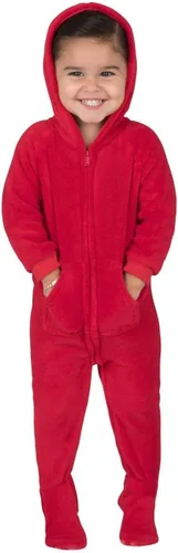 Miniatura 6 de Footed Pajamas - Enterizo con capucha a juego para la familia Suéteres de una pieza para niños, niñas, hombres, mujeres y mascotas, unisex, Candy