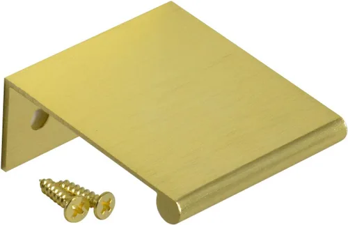 Miniatura 29 de CKP Brand - Tirador de dedo de montaje trasero #3306-6 pulgadas, oro cepillado, paquete de 10