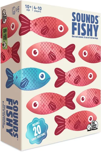 Big Potato Sounds Fishy Juego de Mesa: El Juego de Bluff Familiar para Niños de 10+ - Los Mejores Nuevos Juegos de Quiz Familiares, Juegos de Trivia