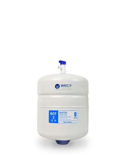 Miniatura 12 de Tanque de almacenamiento de agua a presión - Tanque de agua de ósmosis inversa con conexiones de acero inoxidable y válvula de bola - Sistema