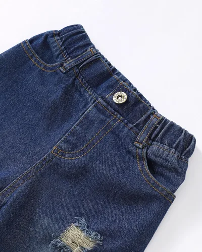 Miniatura 124 de Renotemy Ropa de bebé para niño, trajes de mezclilla, sudadera con capucha para bebés, pantalones de mezclilla, ropa para niños pequeños