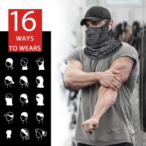 Miniatura 6 de Mascarilla de cuello en forma de arco con filtro de lazo para el oído máscara de polvo bufanda