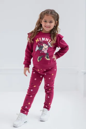 Miniatura 2 de Disney Conjunto de sudadera y pantalones de forro polar de Winnie the Pooh The Aristocats de princesa Minnie Mouse para recién nacidos a niños