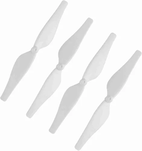Miniatura 9 de RiToEasysports Juego de 4 pares de cuchillas de hélice, juego de repuesto de hélice de dron ligero de fibra de carbono para DJI Tello (blanco)